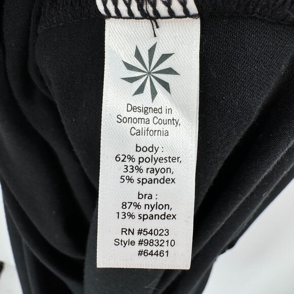 ATHLETA Black Malti Patio Halter Top High Low Maxi Dress Size M - Picture 9 of 11